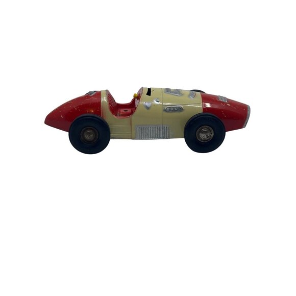 Vintage Renwal Ferrari Racer Tin Toy Car True Scale Replica Grand Prix Model USA - Picture 1 of 16
